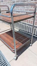 Vintage trolley, 1 zilverkleurig en 1 bruinkleurig jaren 70, Antiek en Kunst, Ophalen