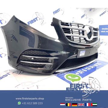 W447 VITO / V KLASSE AMG VOORBUMPER COMPLEET ZWART ORIGINEEL beschikbaar voor biedingen