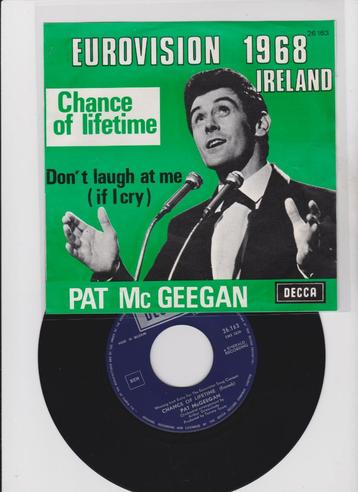 Pat McGeegan – Chance Of Lifetime  1968 Eurosong beschikbaar voor biedingen