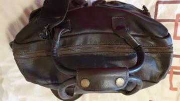 Weekendtas Cowboysbag bruin leder ruim nieuw  beschikbaar voor biedingen