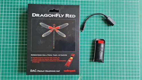 USB-DAC AudioQuest DragonFly Red, Audio, Tv en Foto, Converters, Gebruikt, Ophalen of Verzenden