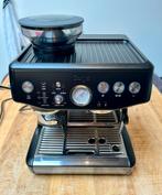Sage The Barista Express Impress (black truffle), Elektronische apparatuur, Ophalen, Gebruikt, Espresso apparaat, Koffiebonen