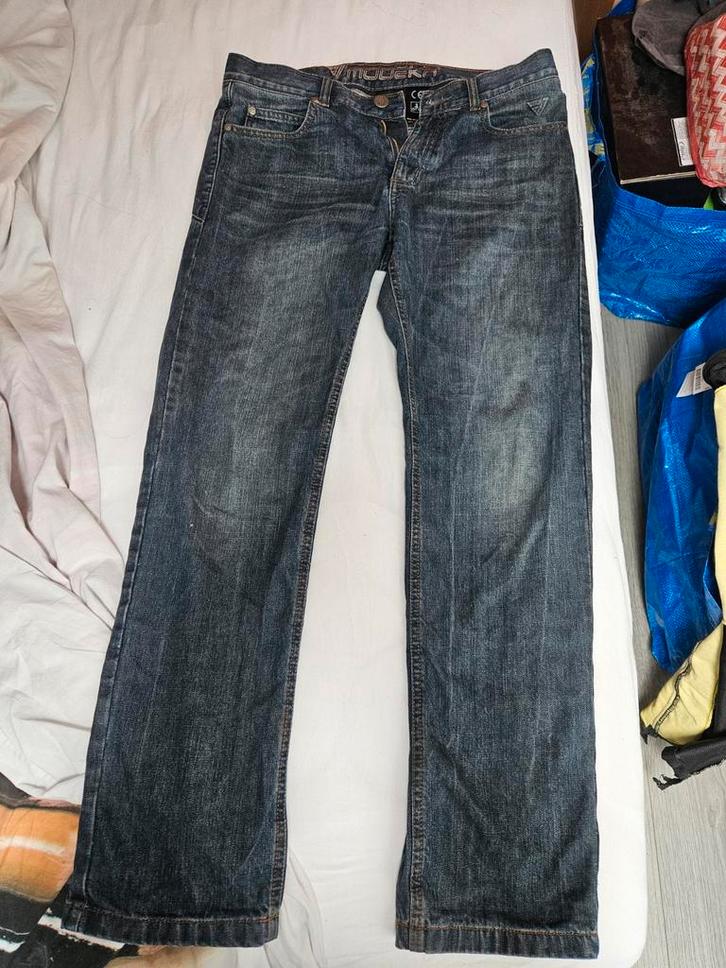 Modeka Kevlar motorjeans 32, Motoren, Kleding | Motorkleding, Broek | textiel, Heren, Tweedehands, Ophalen of Verzenden