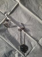 Ketting + ring twice as nice, Handtassen en Accessoires, Ophalen of Verzenden, Zo goed als nieuw