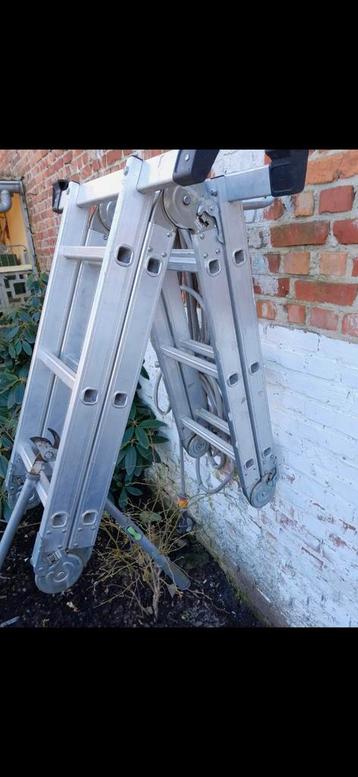 2 alluminium ladders te koop beschikbaar voor biedingen