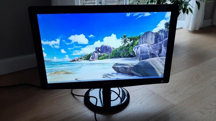 Philips LED monitor 23 inch, Computers en Software, Monitoren, Gebruikt, 60 Hz of minder, VGA, Kantelbaar, LED, Full HD, 3 tot 5 ms