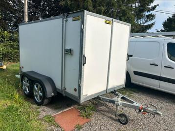 Remorque fermée 3m - 750kg - stabilisateur - barres, Autos : Divers, Remorques, Enlèvement, Utilisé