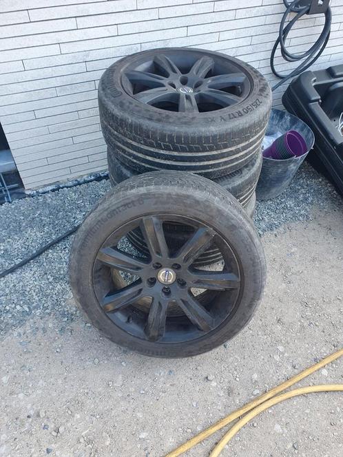 Zwarte volvo velgen - 17 inch, Auto diversen, Autosport-onderdelen, Zo goed als nieuw, Ophalen