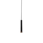 2 x Suspension tubulaire moderne noire - pour rail monophasé, Neuf, 75 cm ou plus, Enlèvement ou Envoi, Métal