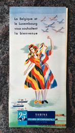 Sabena La Belg. en Lux. heten u welkom 1948, Ophalen of Verzenden, Zo goed als nieuw