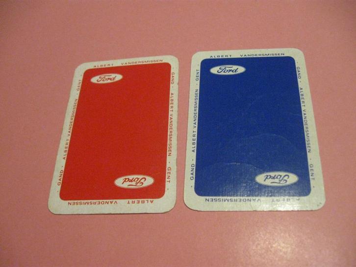 2 oude joker speelkaarten Ford Gent (167), Verzamelen, Speelkaarten, Jokers en Kwartetten, Zo goed als nieuw, Speelkaart(en), Ophalen of Verzenden