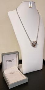 Halsketting met hart, zilver, Yves Saint Laurent Collection, Handtassen en Accessoires, Armbanden, Zo goed als nieuw, Zilver, Zilver