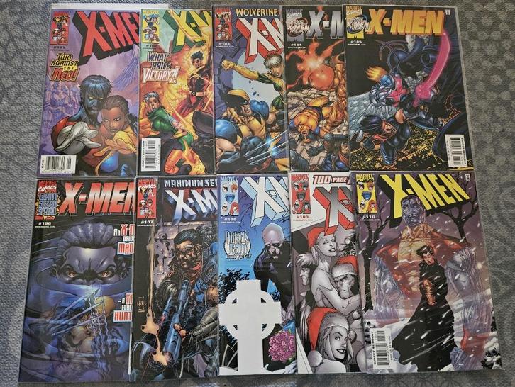 X-Men (vol.2) #101 -110 (2000-01), Boeken, Strips | Comics, Zo goed als nieuw, Complete serie of reeks, Ophalen