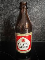 Oud bierflesje Cristal Alken van de jaren 1970, Verzamelen, Biermerken, Ophalen of Verzenden, Zo goed als nieuw, Leeuw