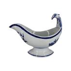 Saucière tête d'aigle porcelaine tendre de Tournai 19ème