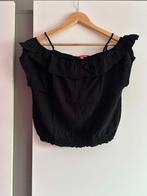 zwarte crop top teen girls 15 jaar, Kinderen en Baby's, Meisje, Teen girls, Overhemd of Blouse, Ophalen of Verzenden