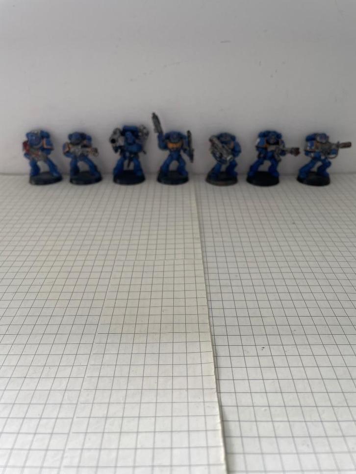 Lot de Space Marines Ultramarines OOP peints pour W40K, Hobby en Vrije tijd, Wargaming, Gebruikt, Warhammer 40000, Figuurtje(s)