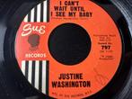 Justine Washington- I Can't Wait Until I See My Baby/popcorn, Gebruikt, 7 inch, Single, Ophalen of Verzenden