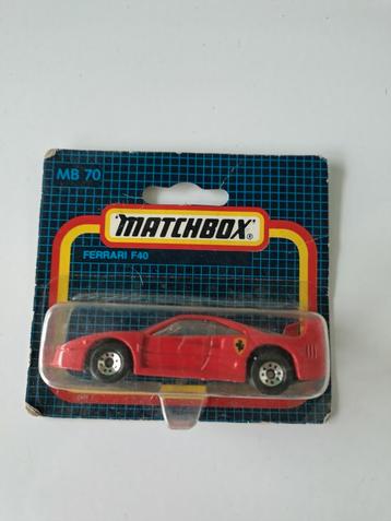 Matchbox 1988 Ferrari F40 AFHALING LEES BESCHRIJVING  beschikbaar voor biedingen