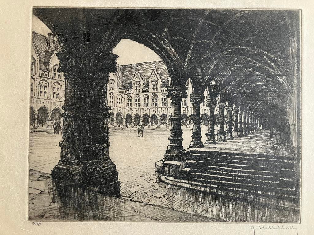 ets Roger Hebbelinck (1912-1987), Antiek en Kunst, Ophalen of Verzenden