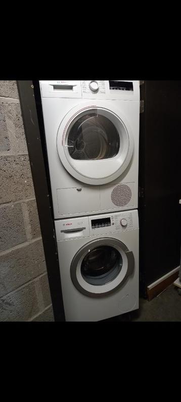 Machine à laver bosch 8kg A +++. Sèche linge bosch pompe à c, Enlèvement, Comme neuf