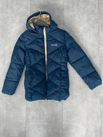 Donkerblauwe winterjas maat 146, Kinderen en Baby's, Gebruikt, Meisje, Name it, Ophalen of Verzenden