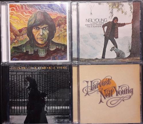 NEIL YOUNG - Loner, Everybody, Goldrush, Harvest (4xHDCD), CD & DVD, CD | Rock, Chanteur-compositeur, Enlèvement ou Envoi