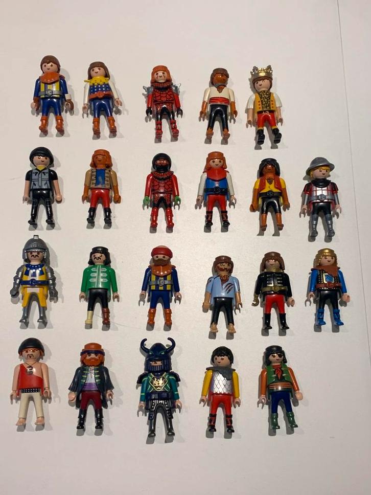 Groot lot Playmobil Ridders & Koningen - 22 Stoere Figuren, Kinderen en Baby's, Speelgoed | Playmobil, Gebruikt, Los Playmobil