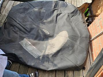 Bâche pour spa Intex jet et bulles 4pers, Enlèvement, Utilisé, Couverture de piscine