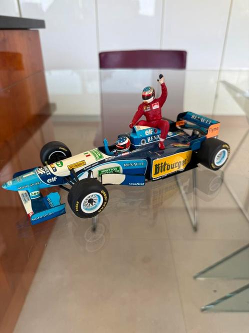 Benetton Renault F1 Canada 1995 Alesi Schumacher Taxi 1:18, Hobby en Vrije tijd, Modelauto's | 1:18, Zo goed als nieuw, MiniChamps