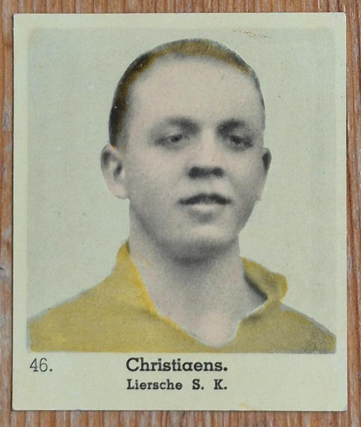 1930s Lecocq (pre panini) 46 Frans Christiaens Lierse SK, Verzamelen, Sportartikelen en Voetbal, Gebruikt, Poster, Plaatje of Sticker