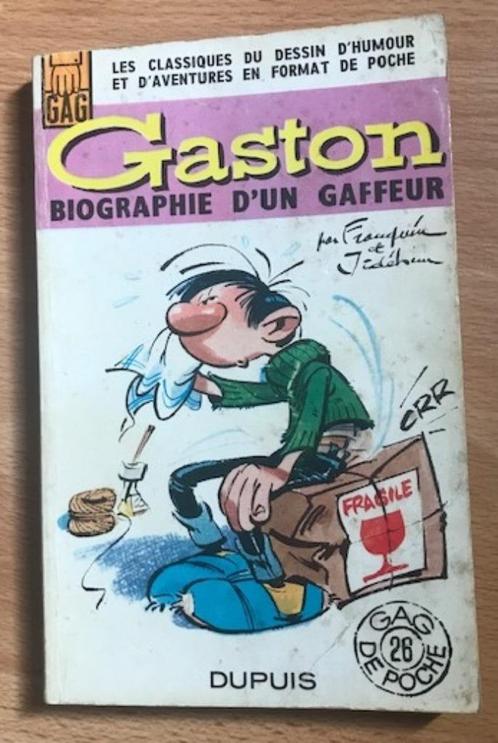 GAG DE POCHE 26 GASTON BIOGRAPHIE D'UN GAFFEUR - FRANQUIN, Livres, BD, Utilisé, Une BD, Enlèvement ou Envoi