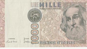 1000 lires 1982 Italie Marco Polo