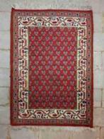 Vintage Bohemian kleedje rood groen beige 93/65, Ophalen of Verzenden