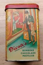 Oude "Droste's" cacao metalen doos in gelithografeerd blad, Ophalen, Gebruikt, Overige, Droste