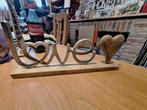 Houten/ijzeren decoratie " love ", Ophalen of Verzenden, Nieuw