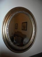 Spiegel / Ovaal / geslepen rand / 78 x 69 cm, Ophalen, Zo goed als nieuw, Minder dan 100 cm, Ovaal