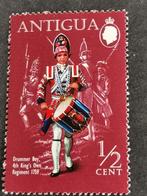 Antigua 1970 - militaire uniformen - tamboer - muziek  **, Ophalen of Verzenden, Midden-Amerika, Postfris