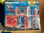 Playmobiel brandweerkazerne, Kinderen en Baby's, Speelgoed | Playmobil, Zo goed als nieuw, Ophalen