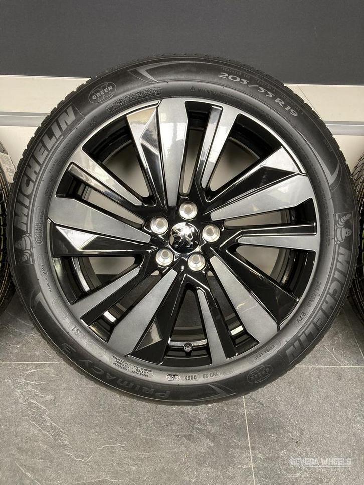 19” originele Peugeot 3008 / 5008 GT velgen + banden 5x108, Auto-onderdelen, Banden en Velgen, Banden en Velgen, Zomerbanden, 19 inch