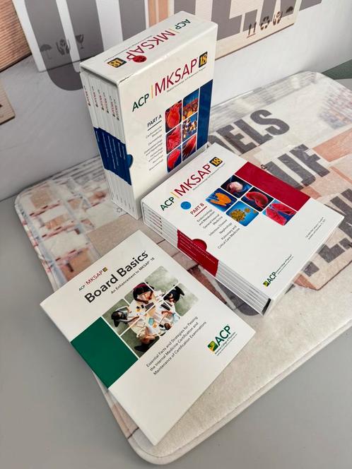 MKSAP 18, part A B boeken Artsen interne geneeskunde + Basic, Boeken, Wetenschap, Nieuw, Ophalen of Verzenden