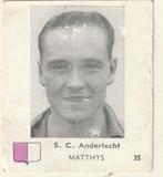 Voetbaler van Anderlecht van het jaar 1952/1953 ,, geboren o, Verzamelen, Ophalen of Verzenden, Gebruikt, Overige typen