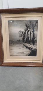 Mooie genummerde ets van De Cooman, Antiek en Kunst, Kunst | Litho's en Zeefdrukken, Ophalen