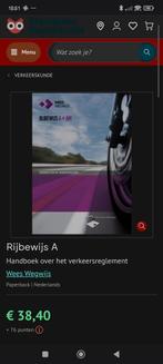 Boek rijbewijs A + AM, Boeken, Ophalen of Verzenden, Zo goed als nieuw