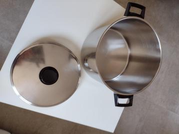 marmite Demeyere, Enlèvement, Comme neuf, Casserole ou Cocotte-minute, Plaque céramique