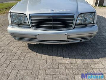 MERCEDES S KLASSE W140 Zilver voorbumper 1991-1998 beschikbaar voor biedingen