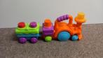 Fisher price trein met aanhangwagen, Overige typen, Met geluid, Zo goed als nieuw, Ophalen