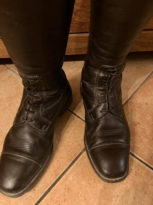 Bottes en cuir souple De Niro tricolore brunes, Animaux & Accessoires, Vêtements d'équitation, Utilisé, Femmes, Chaussures