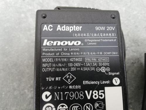 Lenovo Oplader 90w 20 V, Informatique & Logiciels, Chargeurs d'ordinateur portable, Utilisé, Enlèvement ou Envoi