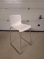 bmooie witte Bar krukken, Maison & Meubles, Tabourets de bar, 3 tabourets, Métal, Comme neuf, Enlèvement